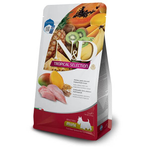 FARMINA N&D DOG LG TROPICAL CHICKEN S suņu barība Vista 5kg